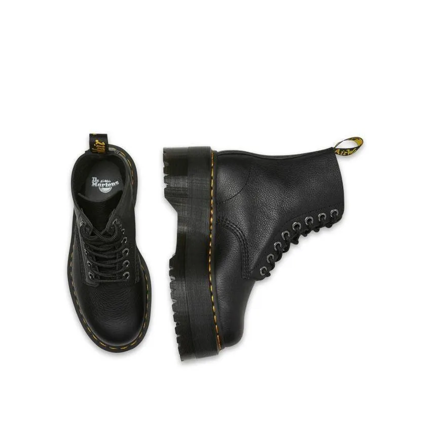 Sure! Here’s an optimized title for the e-commerce product:

Dr. Martens 1460 Pascal Max 8-Eye Boots - Classic Black Pisa Leather

This title includes modifiers for clarity and appeal, emphasizing the brand and key features.