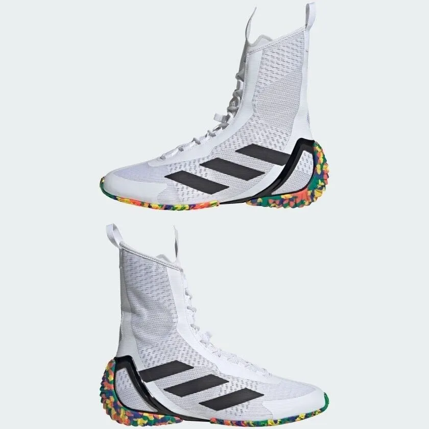 adidas Speedex Ultra Boxing Boots White & Black