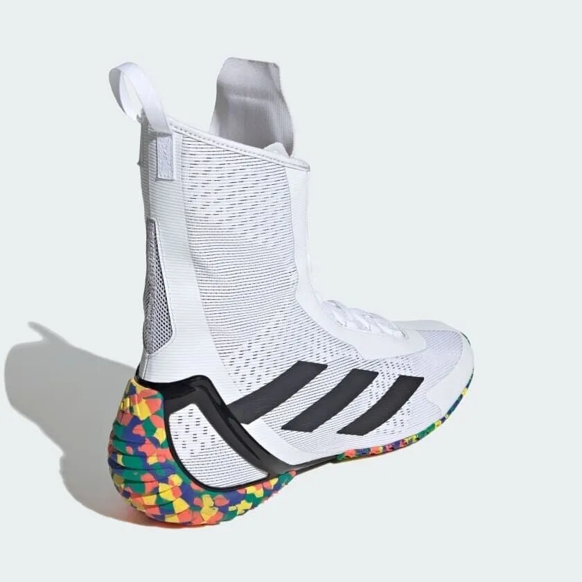 adidas Speedex Ultra Boxing Boots White & Black