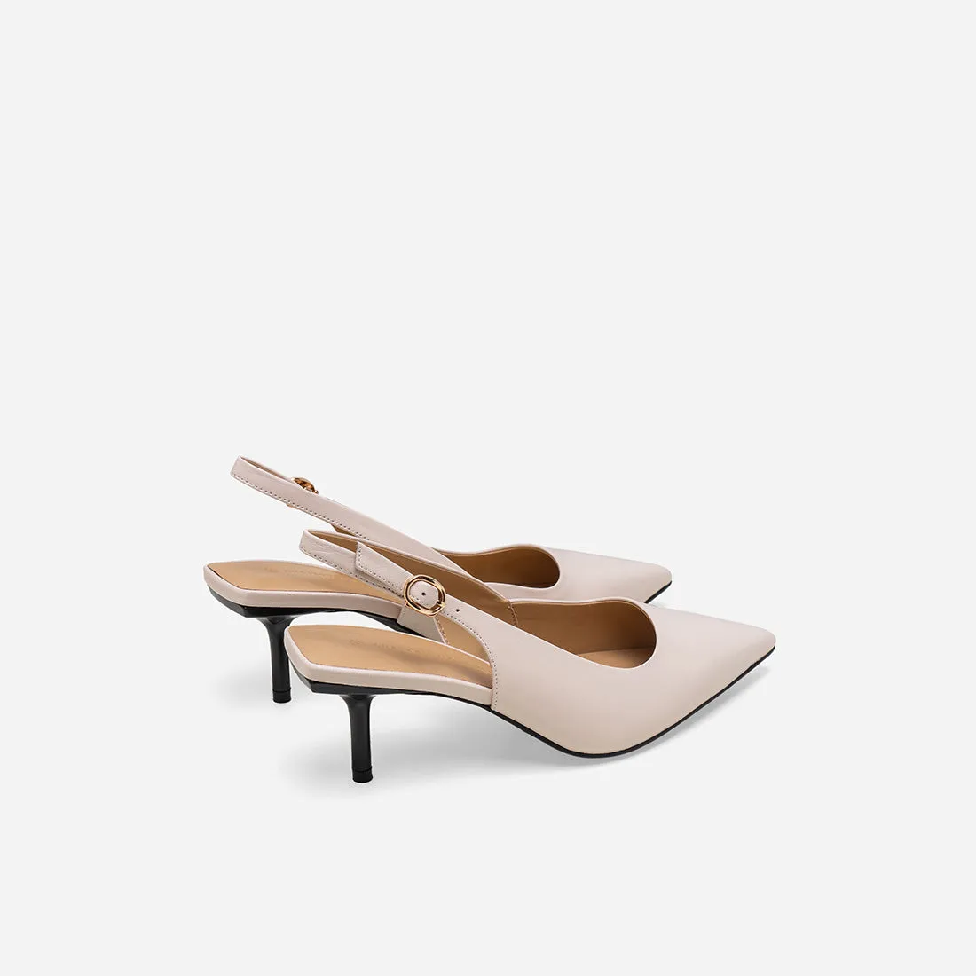 Ally Leather Slingback Pumps