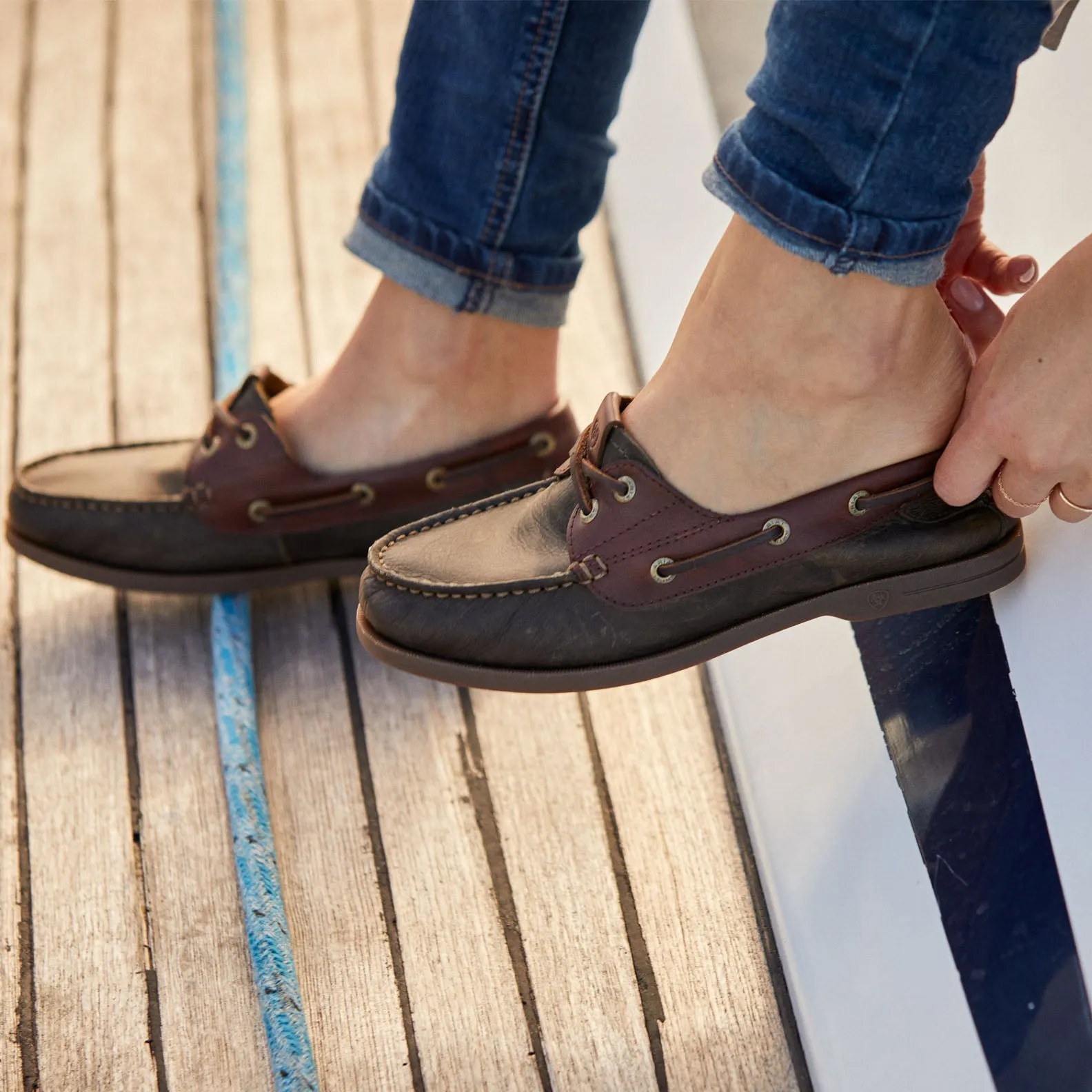 Ariat Womens Antigua Boat Shoes