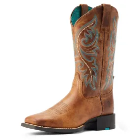 Ariat Womens Round Up Back Zip - Desert Sand