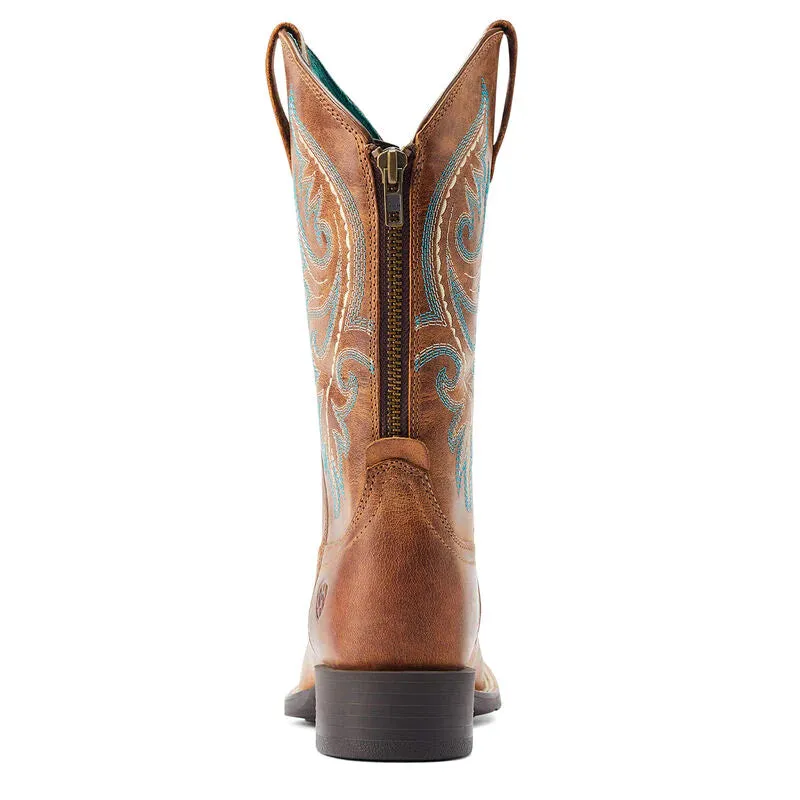 Ariat Womens Round Up Back Zip - Desert Sand