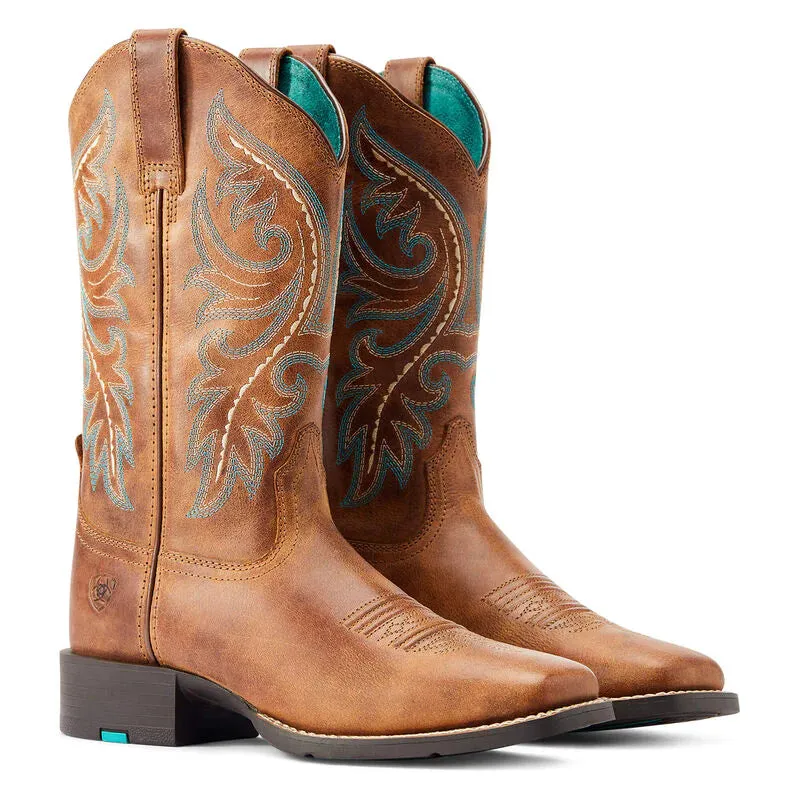 Ariat Womens Round Up Back Zip - Desert Sand