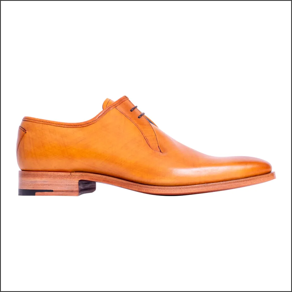 Barker Derwent - Cedar Calf Hatch Effect Derby Shoe*