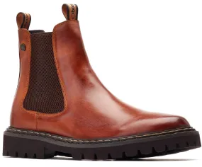 Base London Utah Mens Leather Chelsea Boot