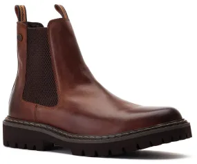 Base London Utah Mens Leather Chelsea Boot