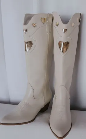 billini: velma boot - ivory