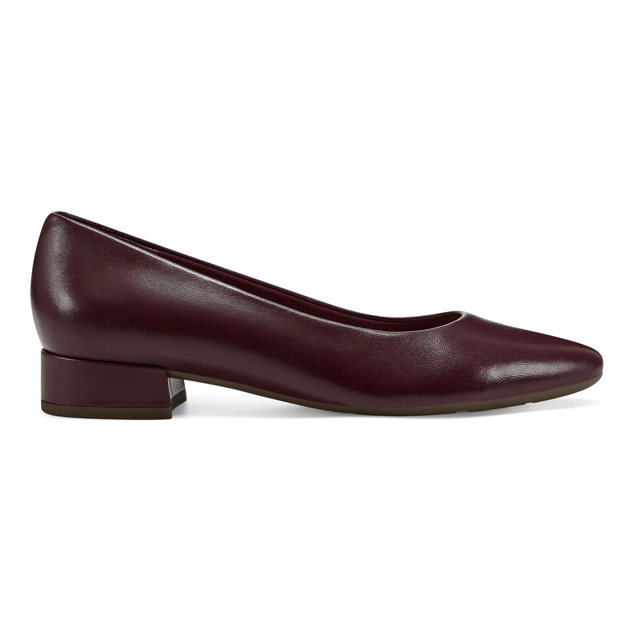 Caldise Leather Low Heel Dress Shoes