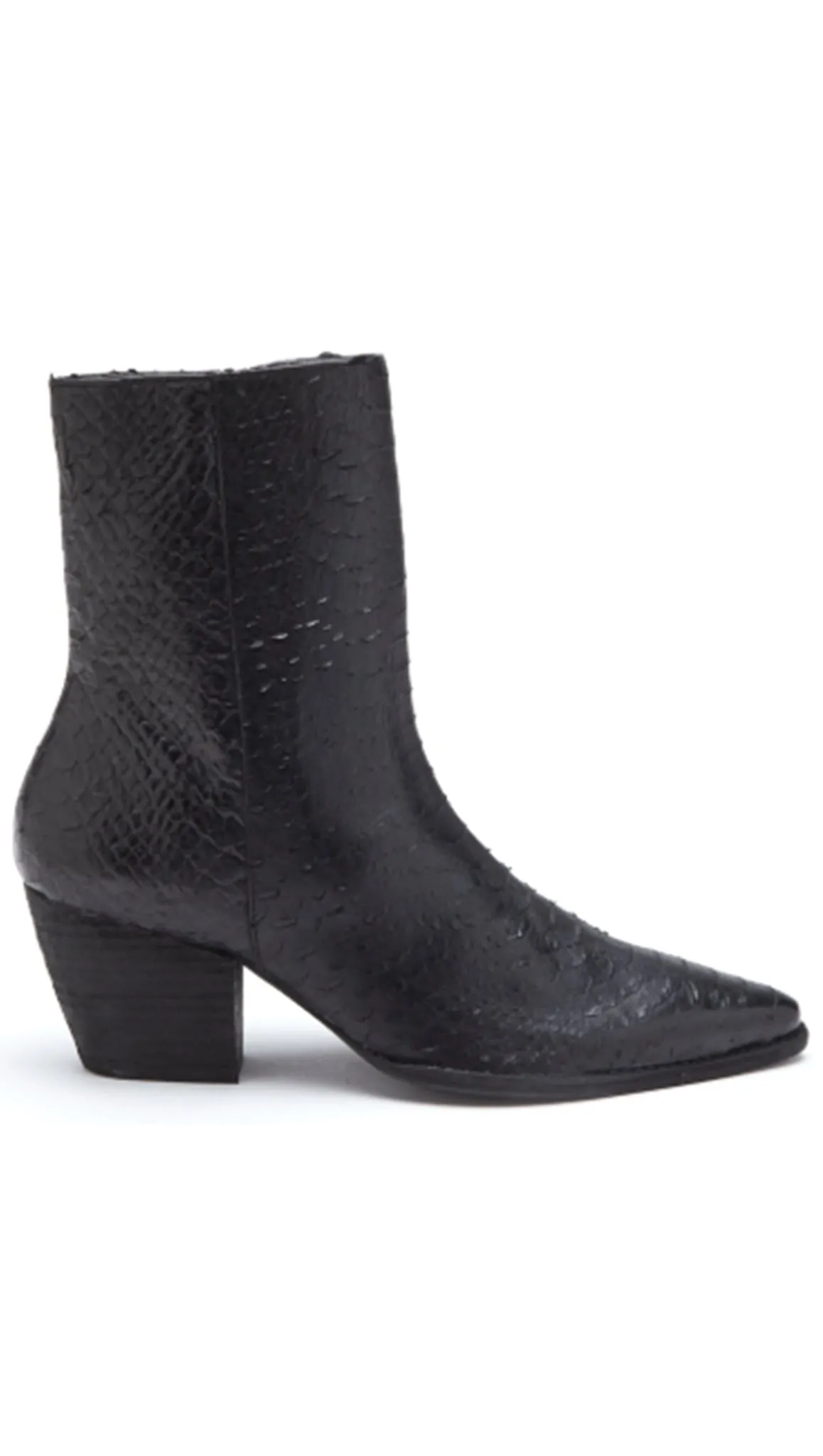 Caty Boot - Black Snake