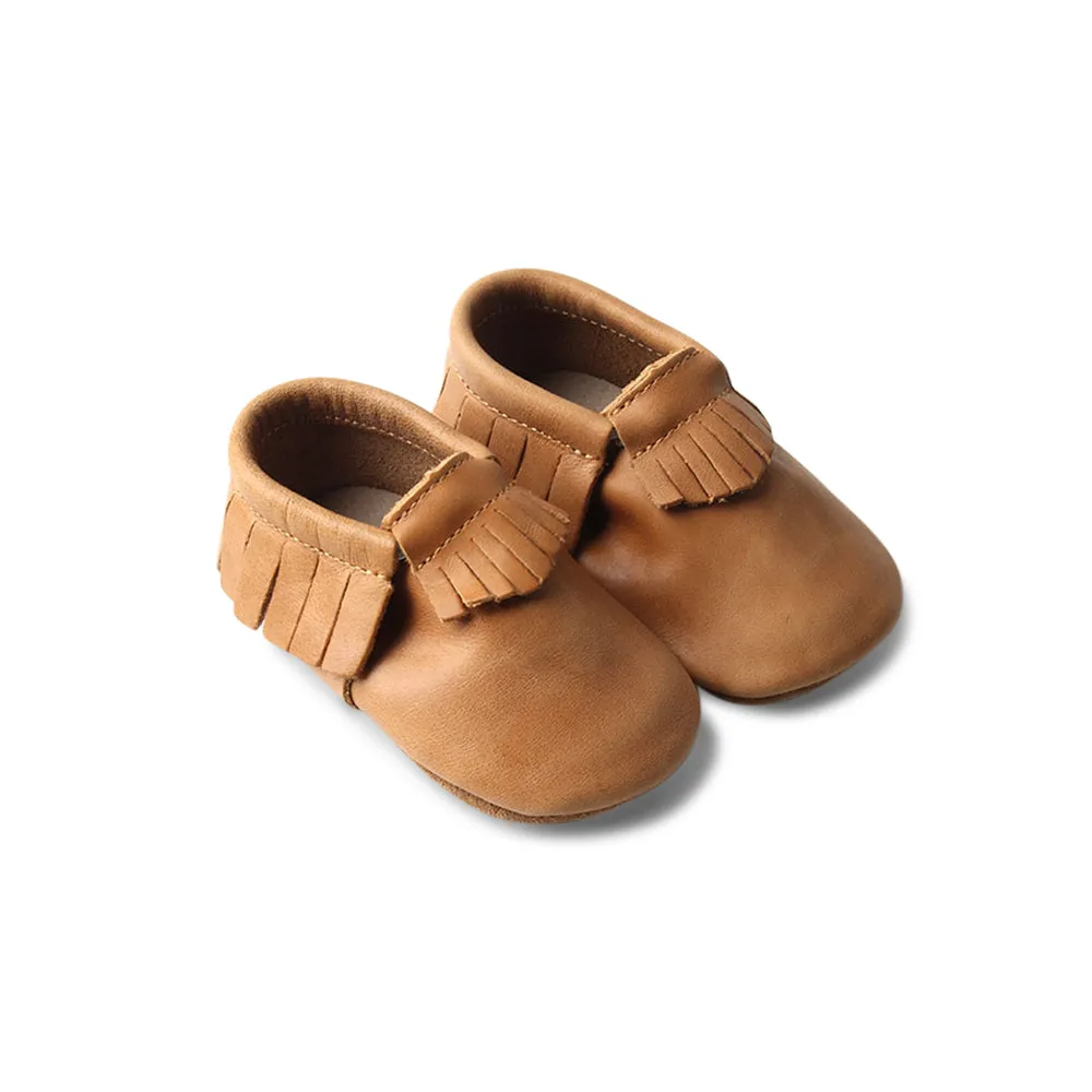 Chipmunk Baby Fringed Moccasin Shoe