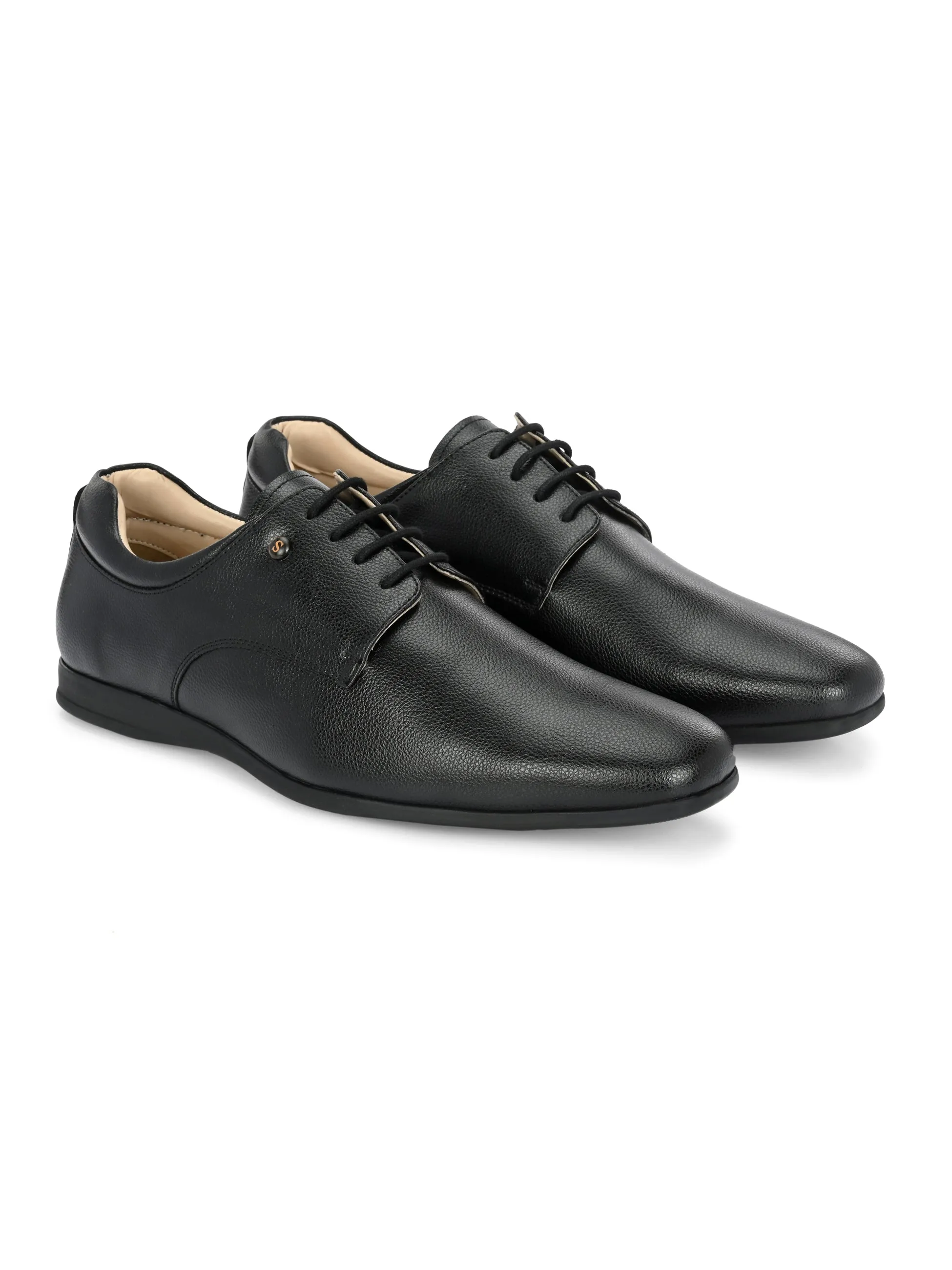 Cider Black Oxford Shoes