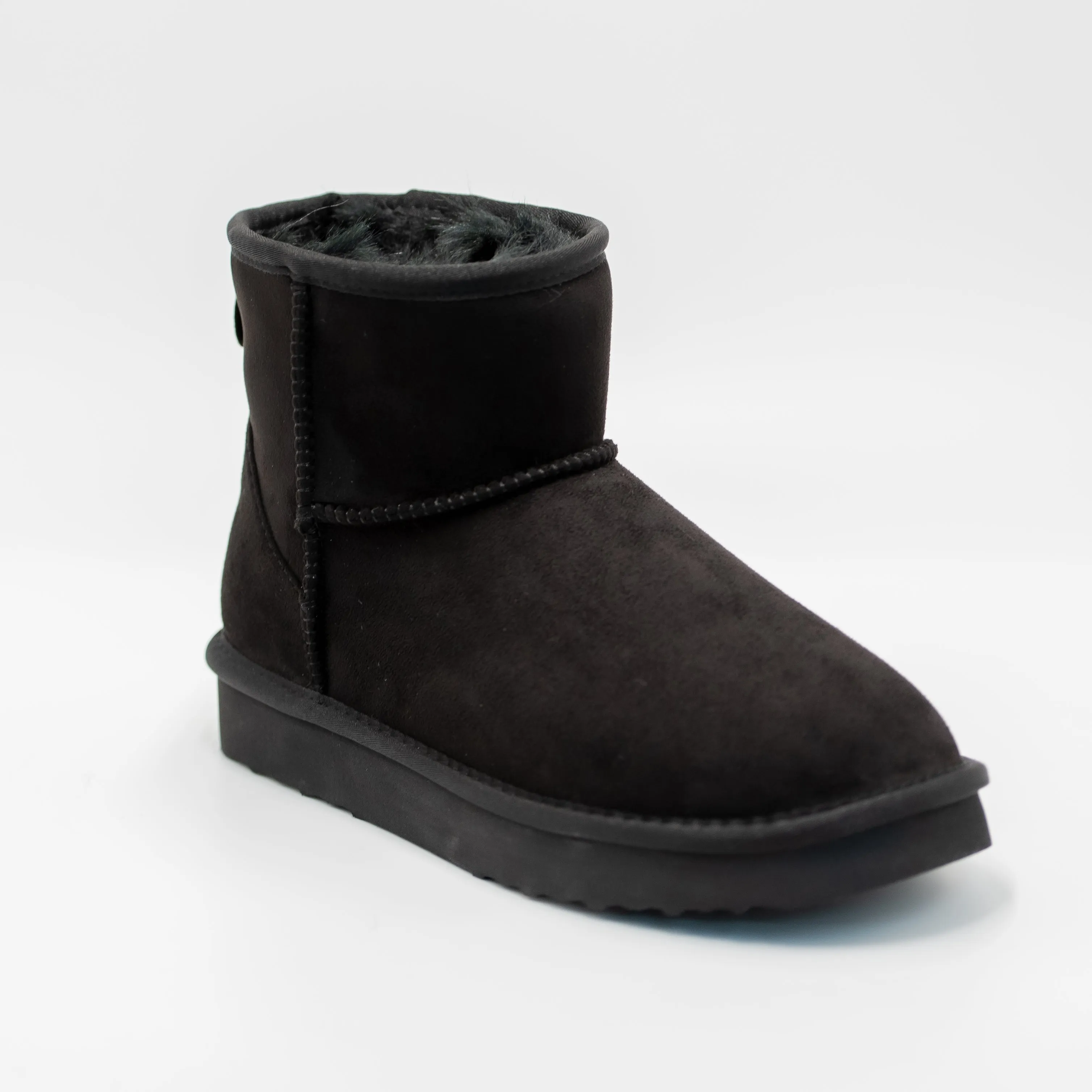 [Defective] Pawj Mini Boot | Black / Black Mink