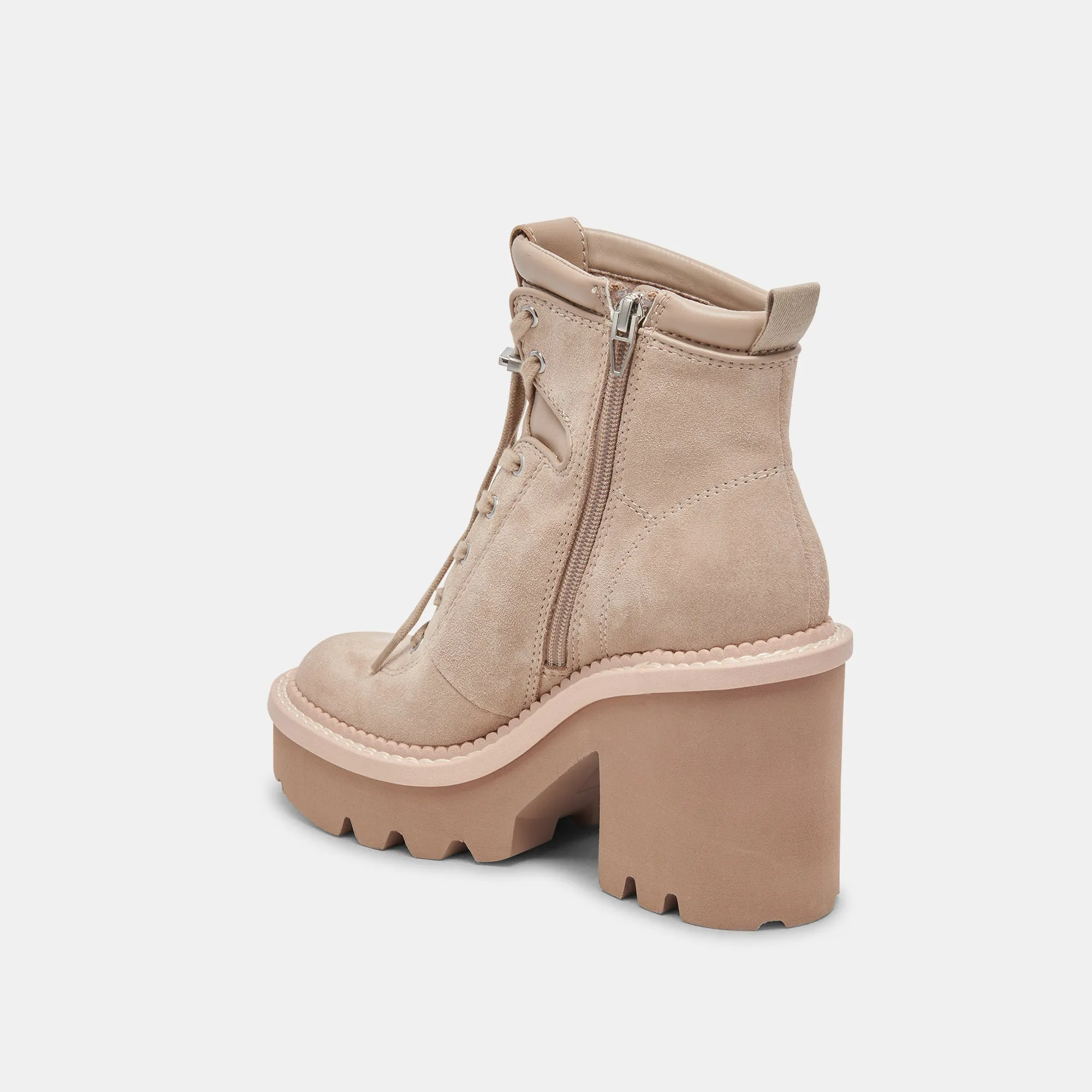 DOMMIE BOOTS TAUPE SUEDE