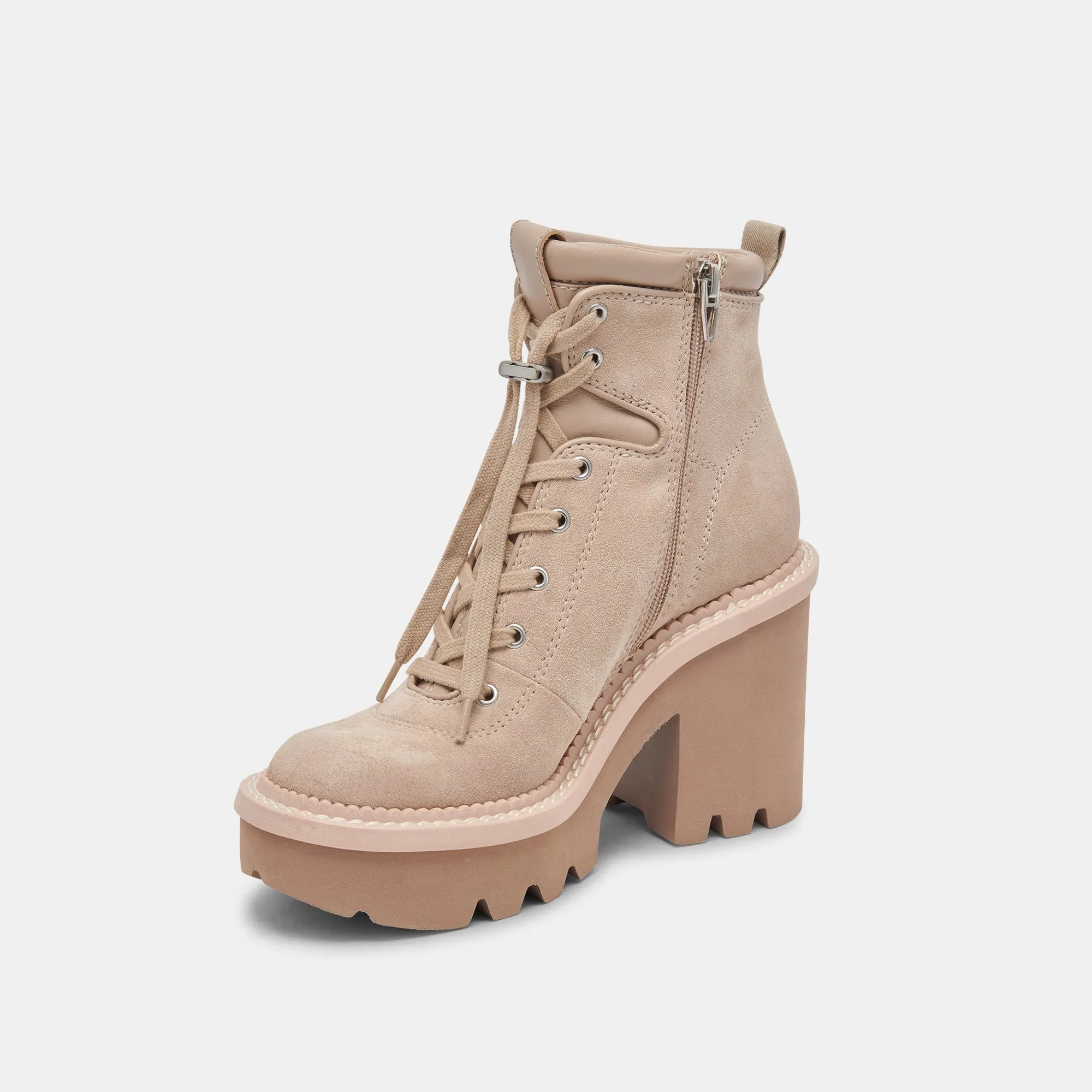 DOMMIE BOOTS TAUPE SUEDE