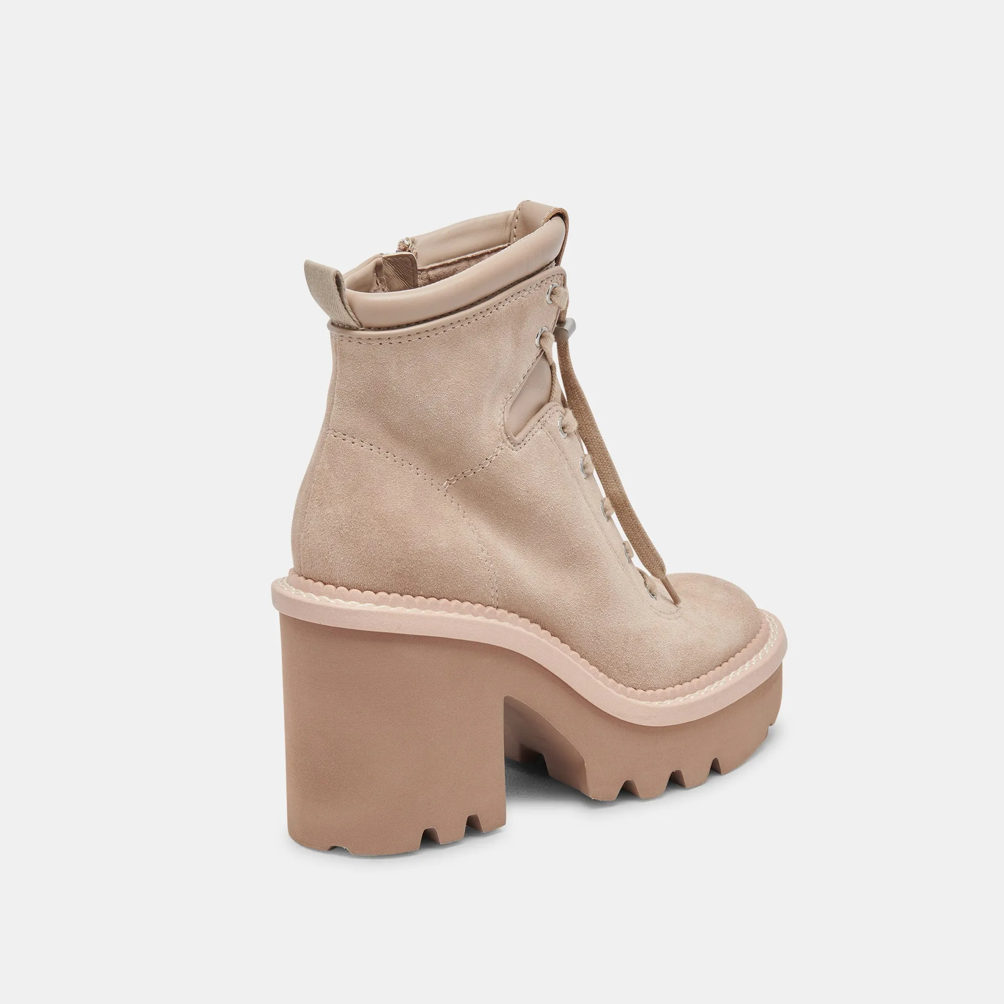 DOMMIE BOOTS TAUPE SUEDE