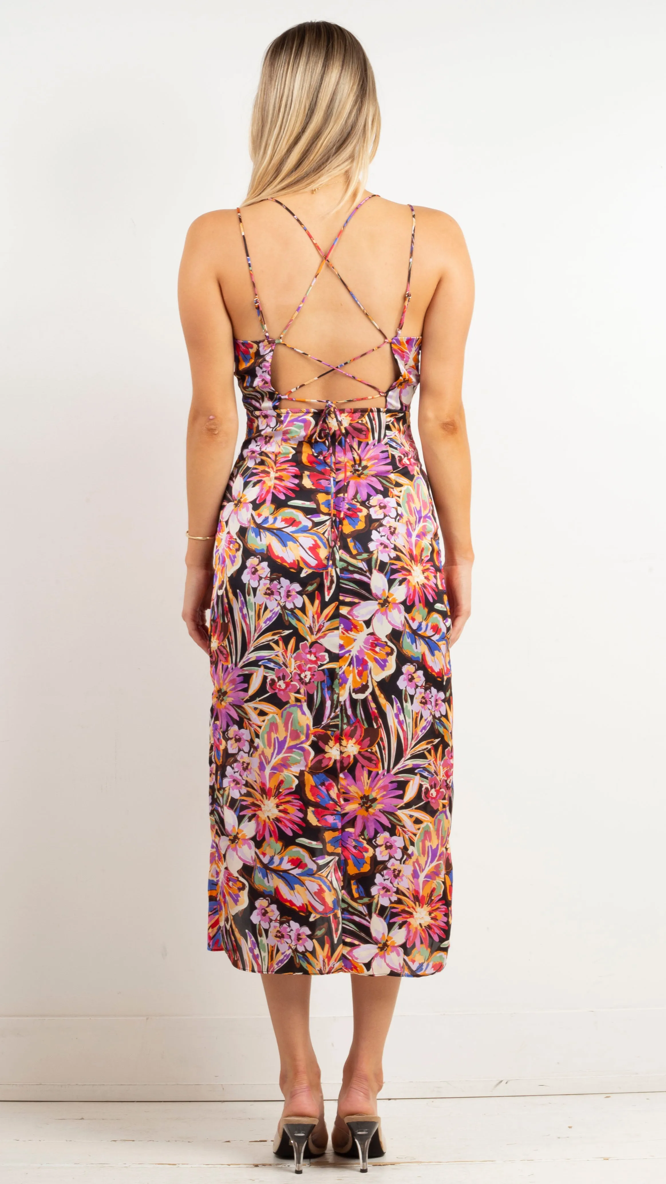 Elle Floral Festival Midi - Multi