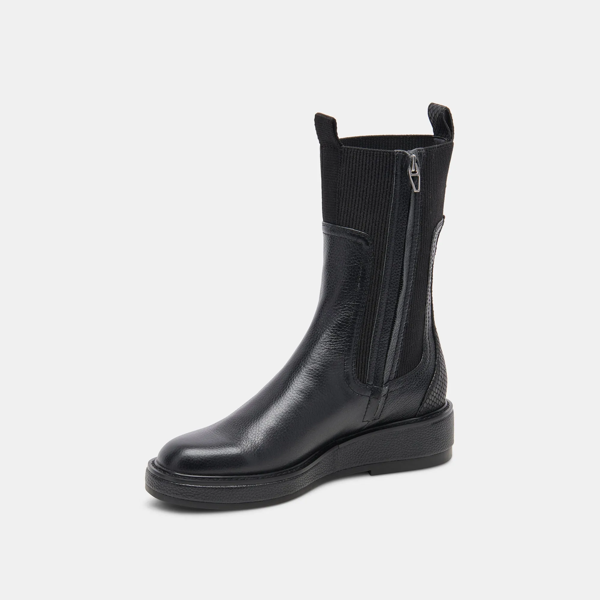 ELYSE H2O BOOTS BLACK LEATHER