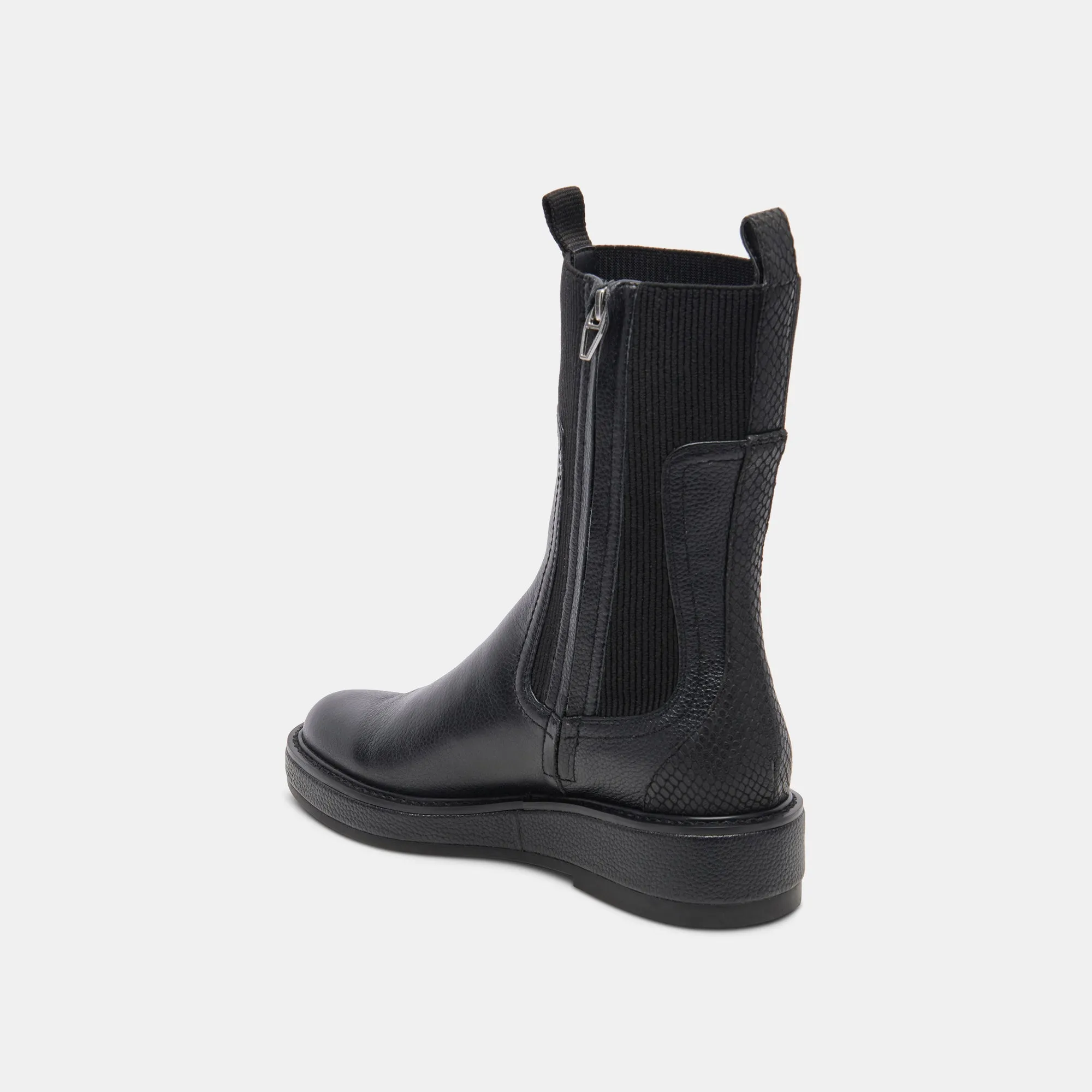 ELYSE H2O BOOTS BLACK LEATHER