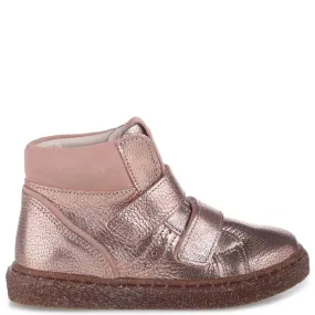 (ES2730A-4 / E2730A-3) Emel rose gold velcro trainers