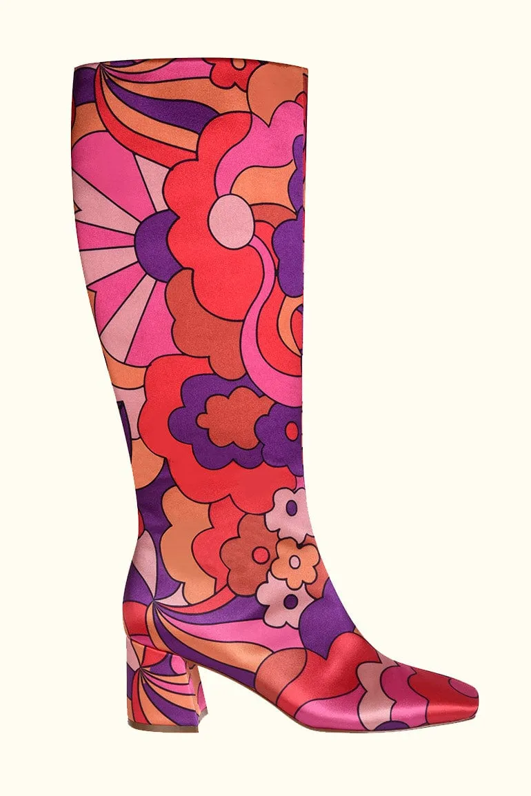 Genevieve Psychedelic Cloud Gogo Boots