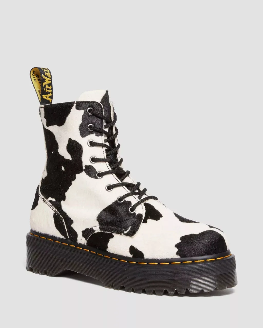 Jadon Boot Hair On Cow Print Platform Boots