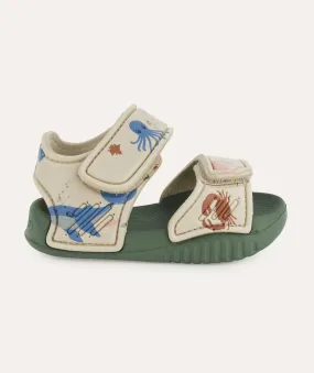 (LW17656) Liewood Blumer Sandal Sea Creature Sandy