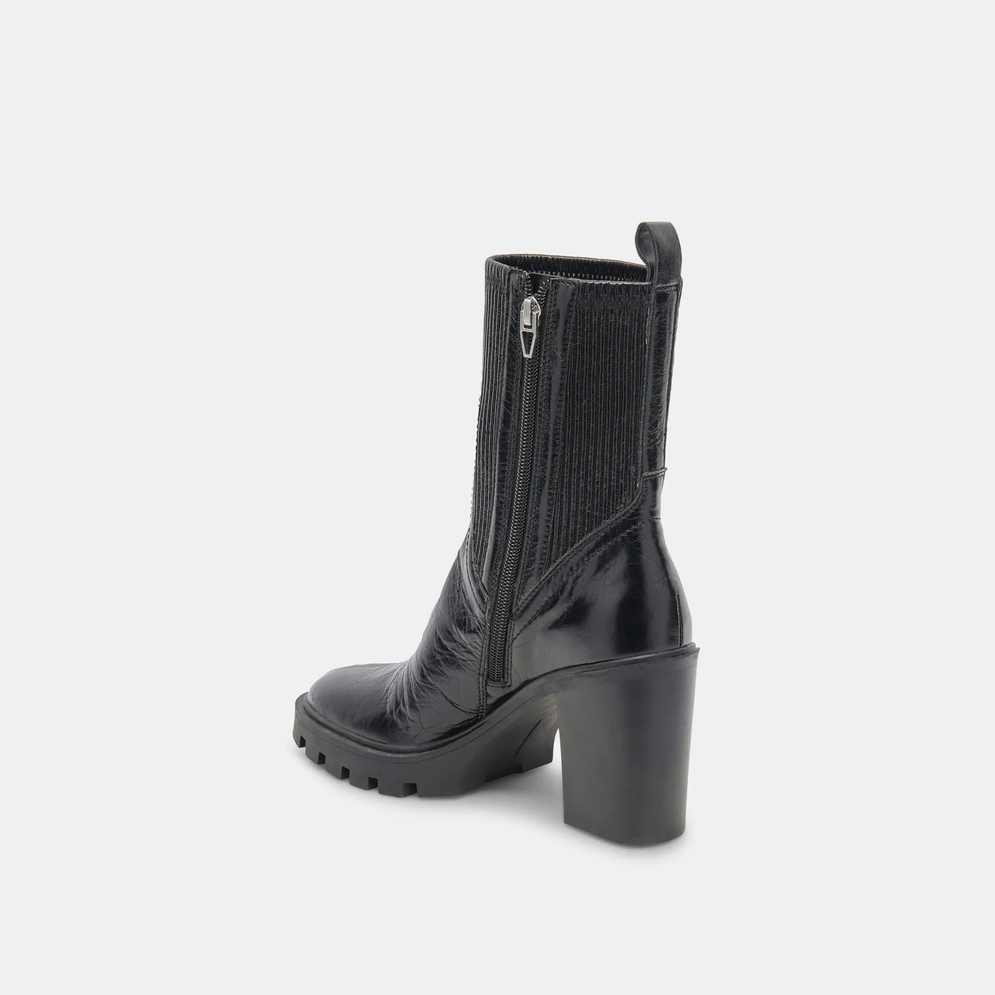 MARNI H2O BOOTS MIDNIGHT CRINKLE PATENT