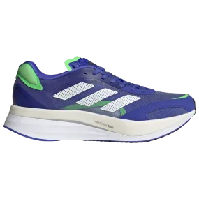 Men's Adidas Adizero Boston 10, Blue/White, 9 D Medium