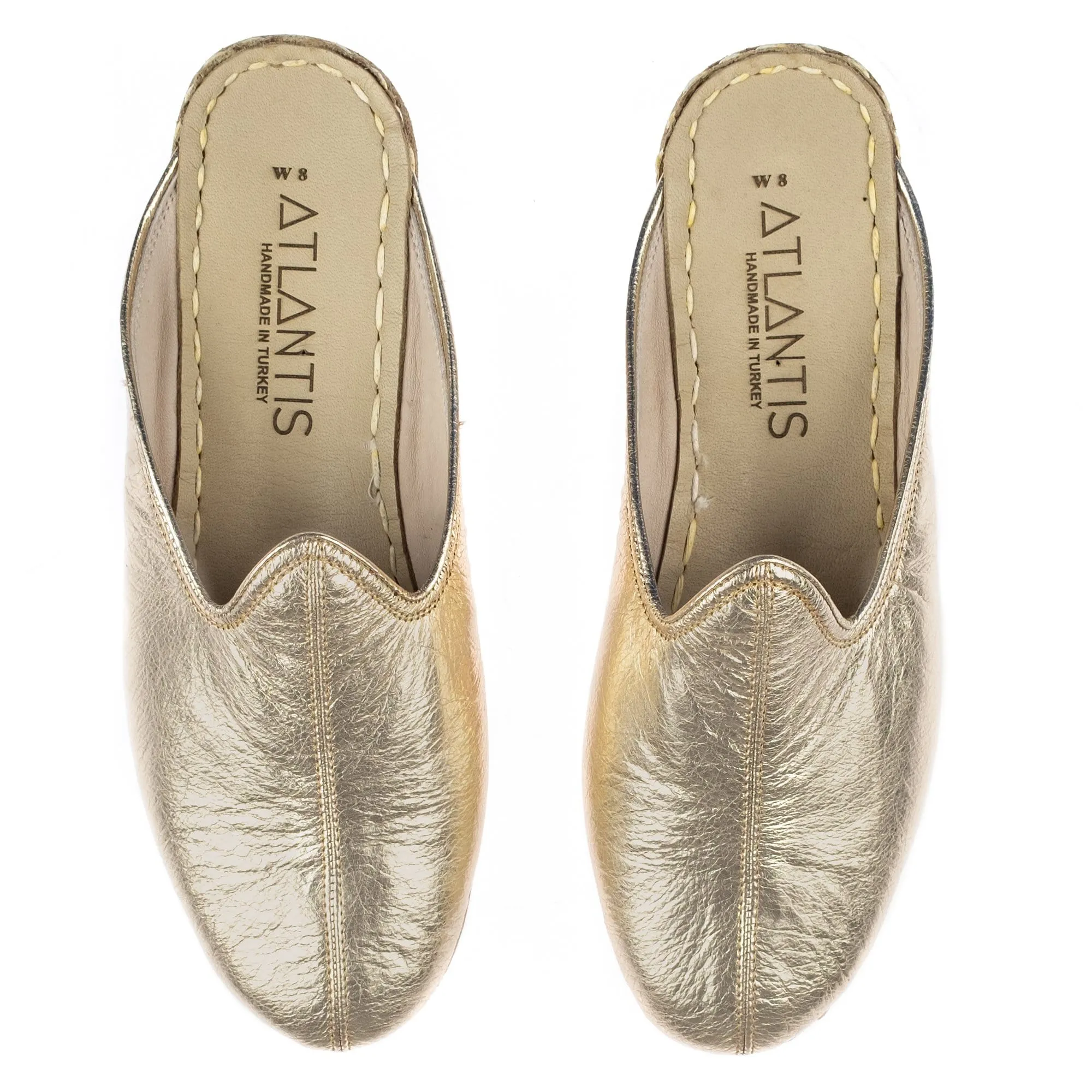 Men's Gold Slippers