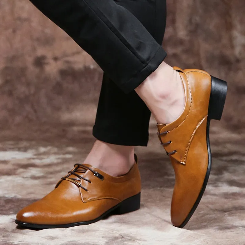 Men's Oxfords Formal Dress Leather Shoes