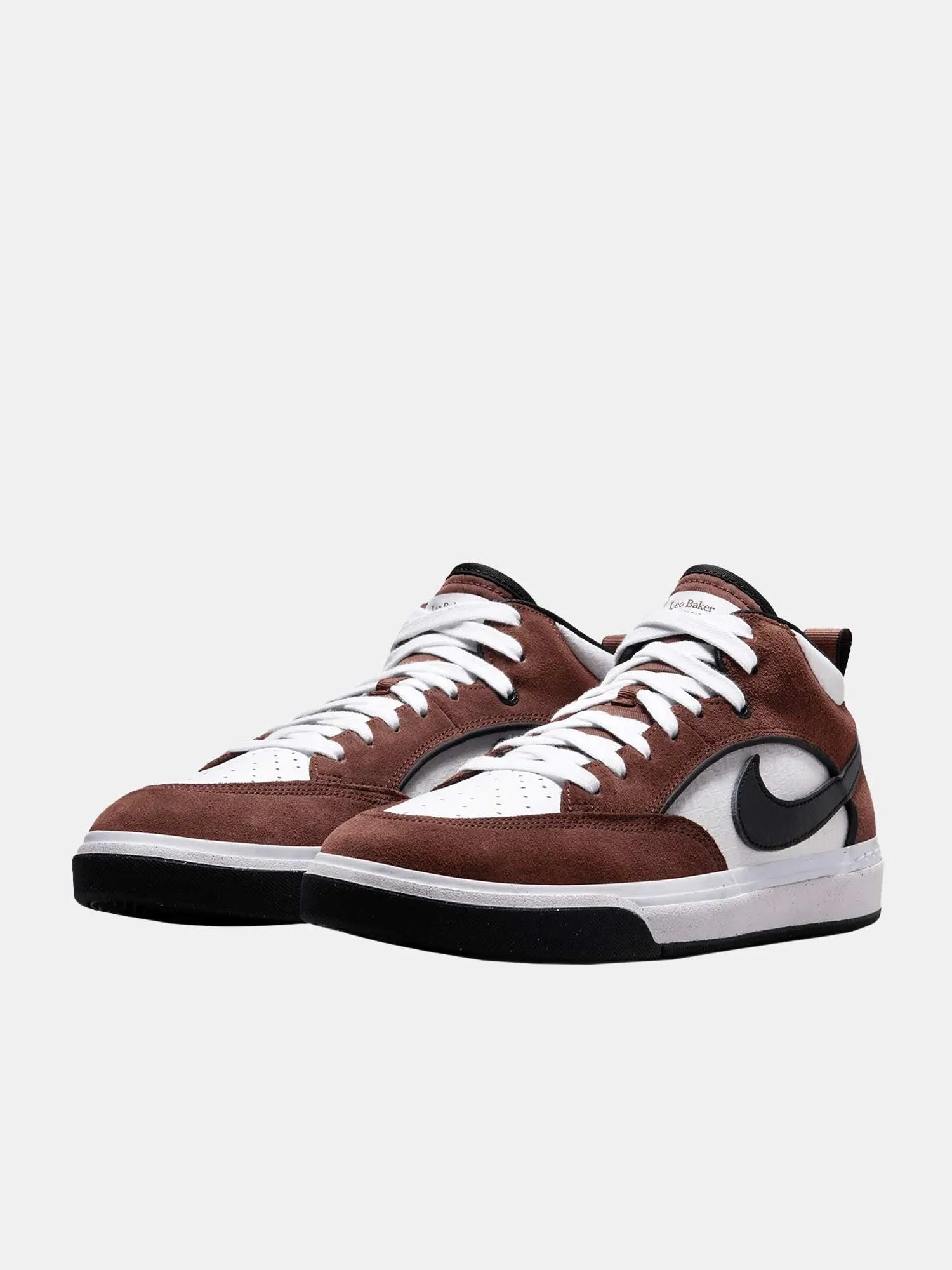 Nike SB React Leo - Light Chocolate / Black - White