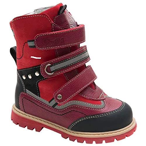 Orthopedic Boots Autumn Winter Outdoor Hight Top Insulated Shoes Three Fasteners Baby Toddler Kids Girls Boys