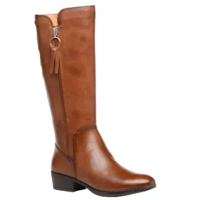 Pikolinos Womens Boots Daroca High-profile Knee-High Zip-Up Leather - UK 7-7.5