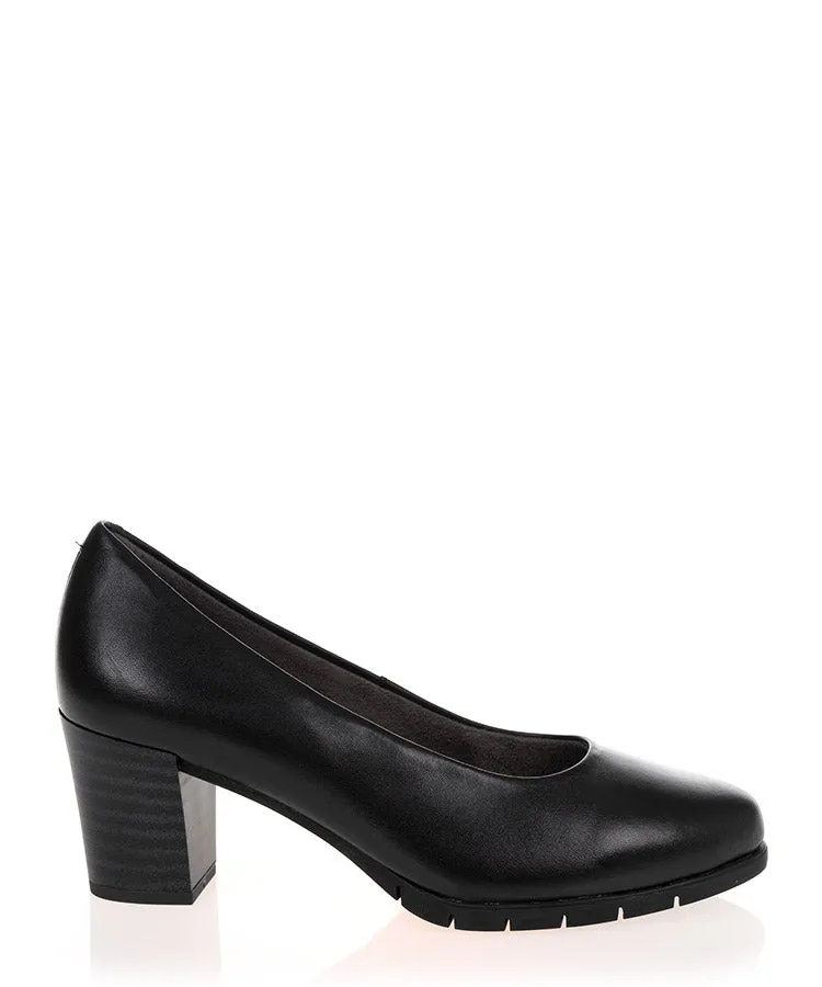 Pittillos 1770 Black Court Shoe