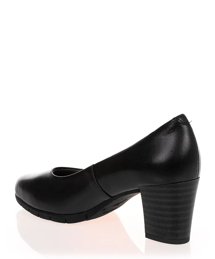 Pittillos 1770 Black Court Shoe