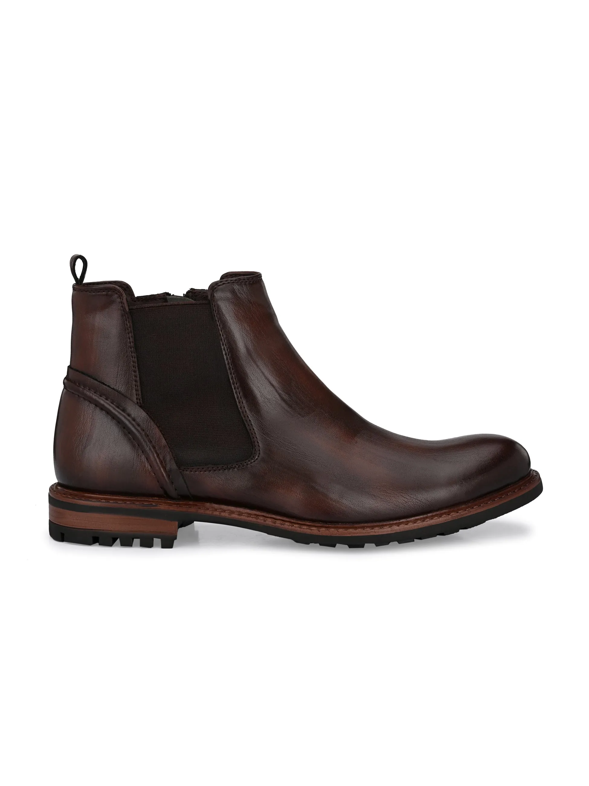 Quest Brown Chelsea Boots