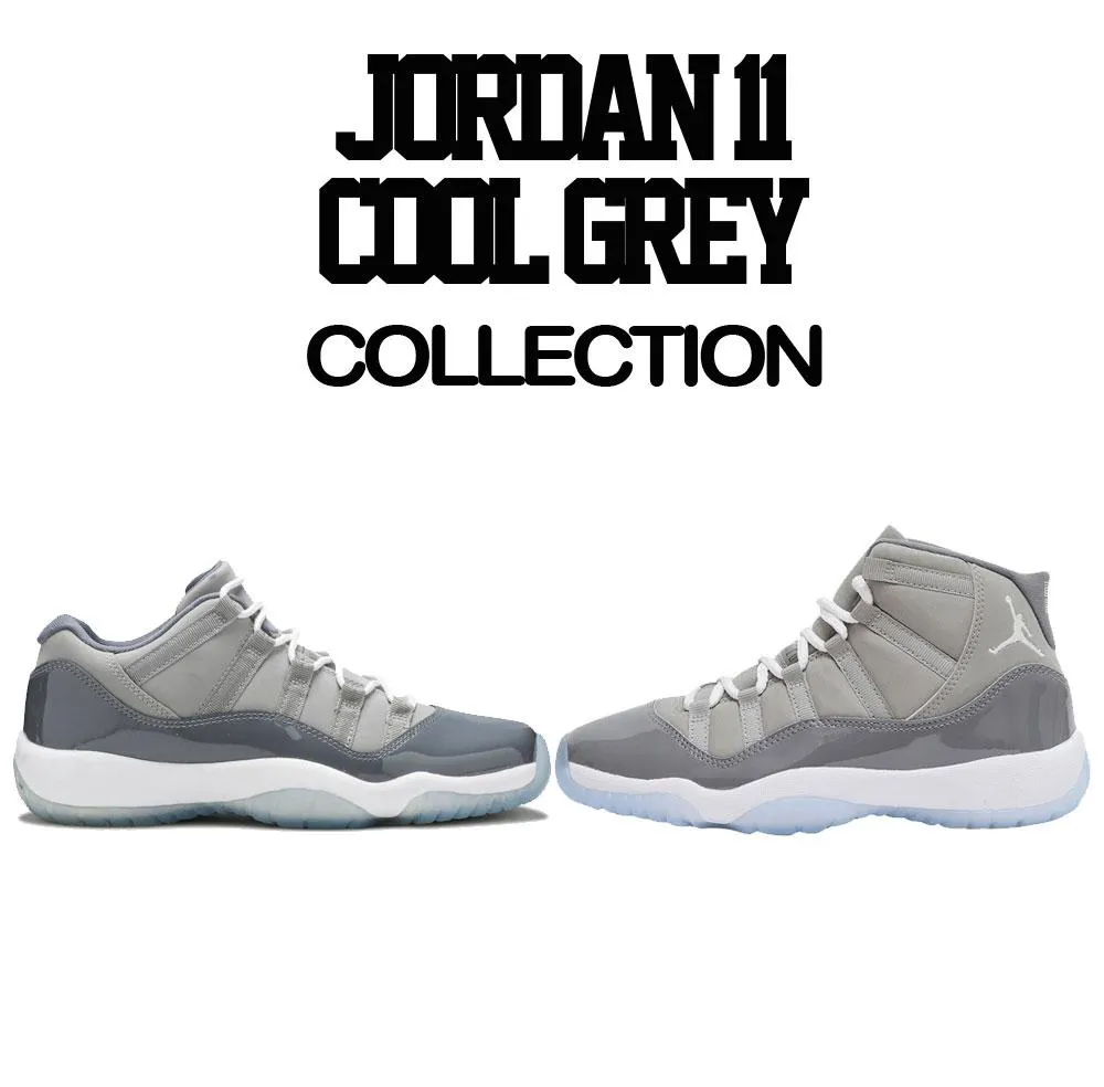 Retro 11 Cool Grey Raging Face Shirt