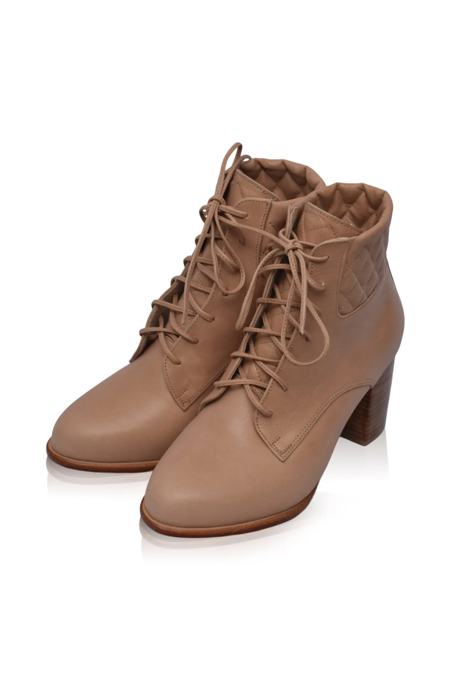 Rising Mara Leather Heel Booties