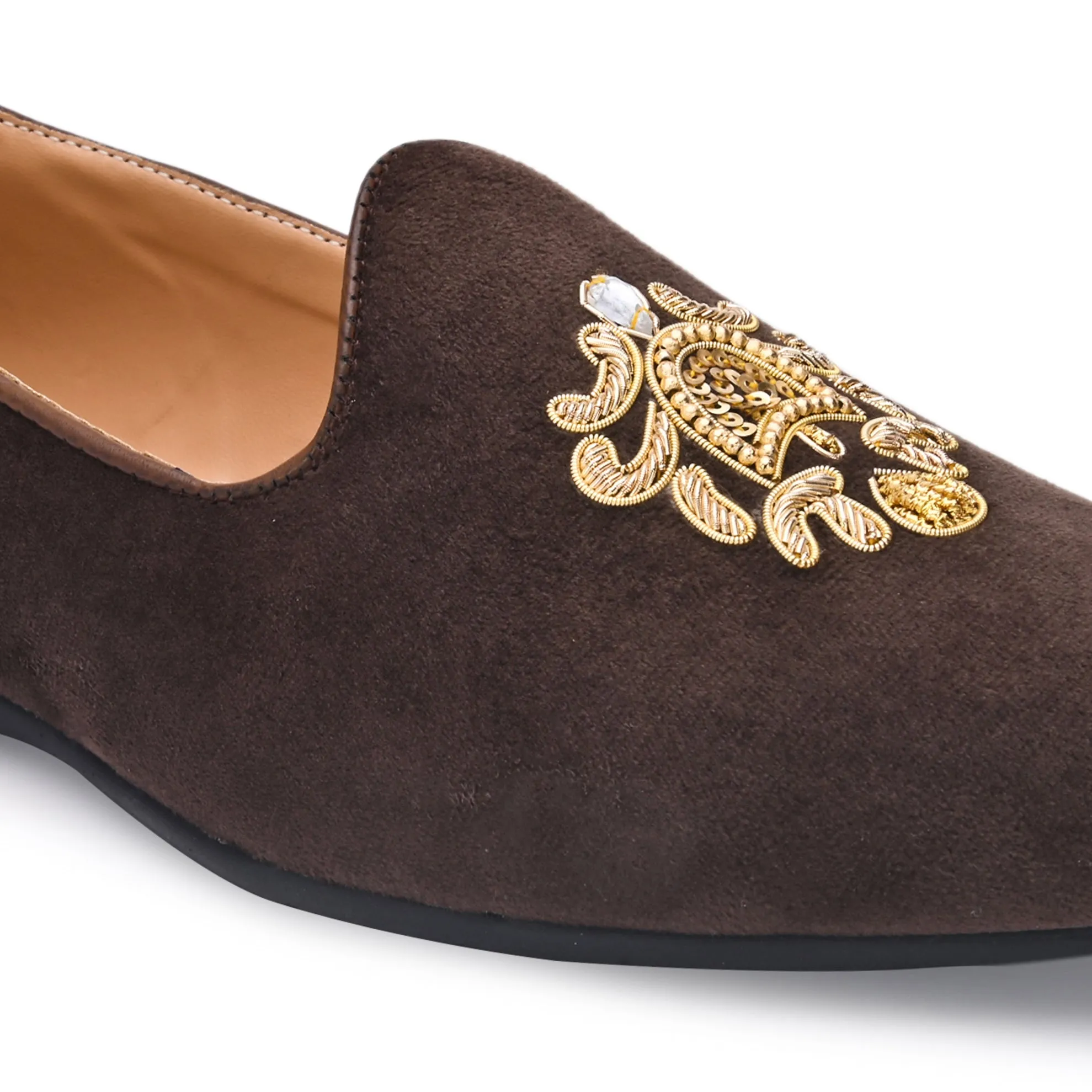 Royal Monarch Brown Slip-ons