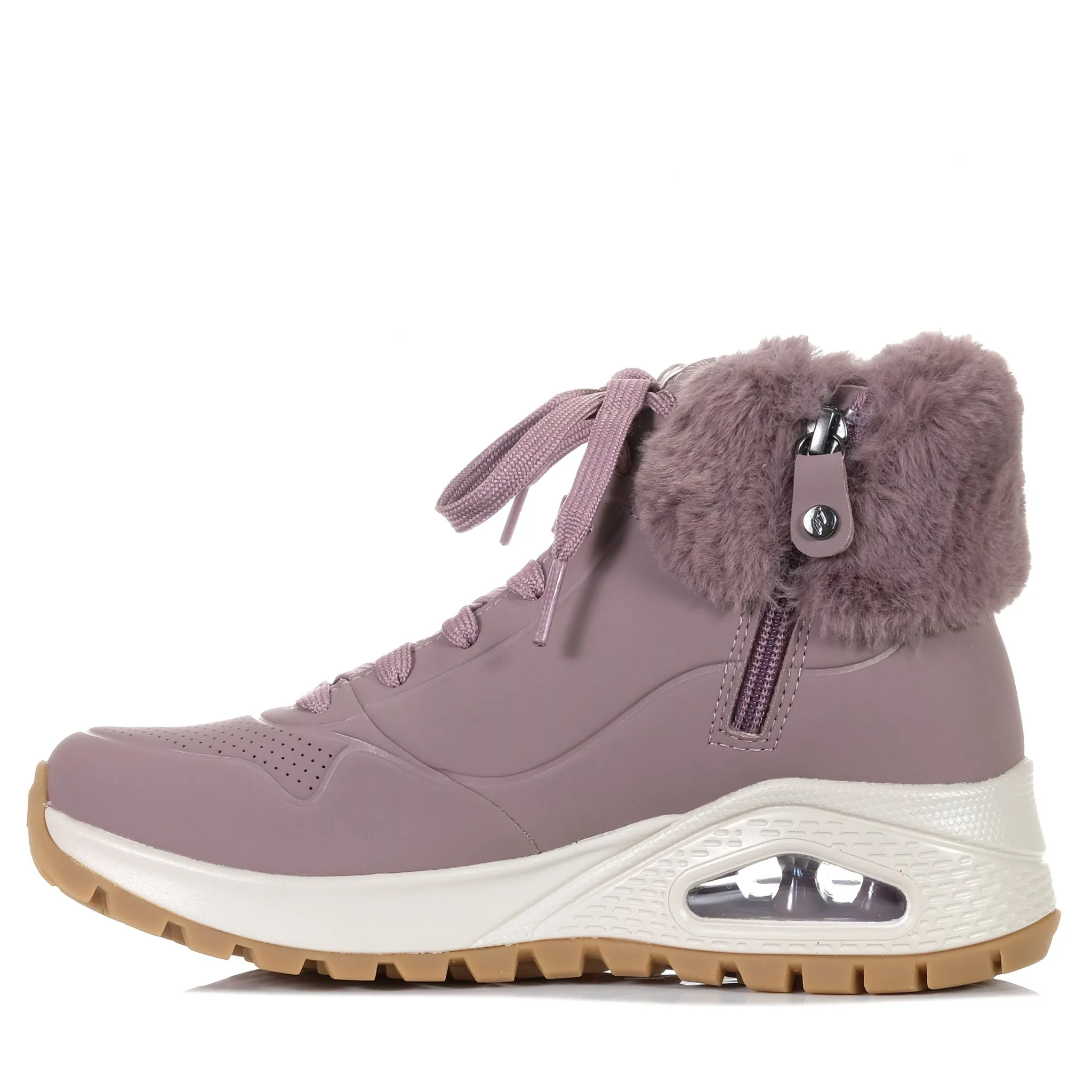 Sure! Heres an optimized title for the Skechers Uno Rugged - Fall Air 167274 in Mauve:

**Skechers Uno Rugged Fall Air 167274 Womens Sneakers - Stylish Mauve Casual Comfort Shoes**