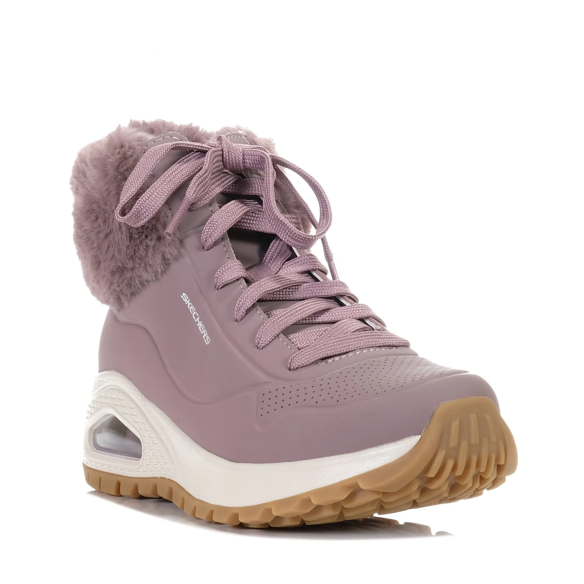 Sure! Heres an optimized title for the Skechers Uno Rugged - Fall Air 167274 in Mauve:

**Skechers Uno Rugged Fall Air 167274 Womens Sneakers - Stylish Mauve Casual Comfort Shoes**