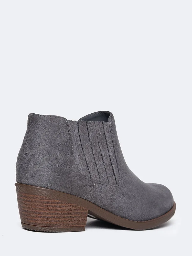 Slip On Ankle Booties