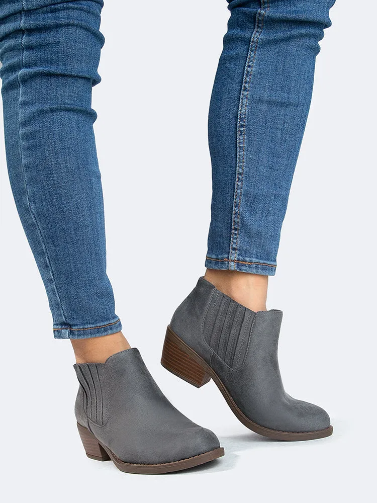 Slip On Ankle Booties