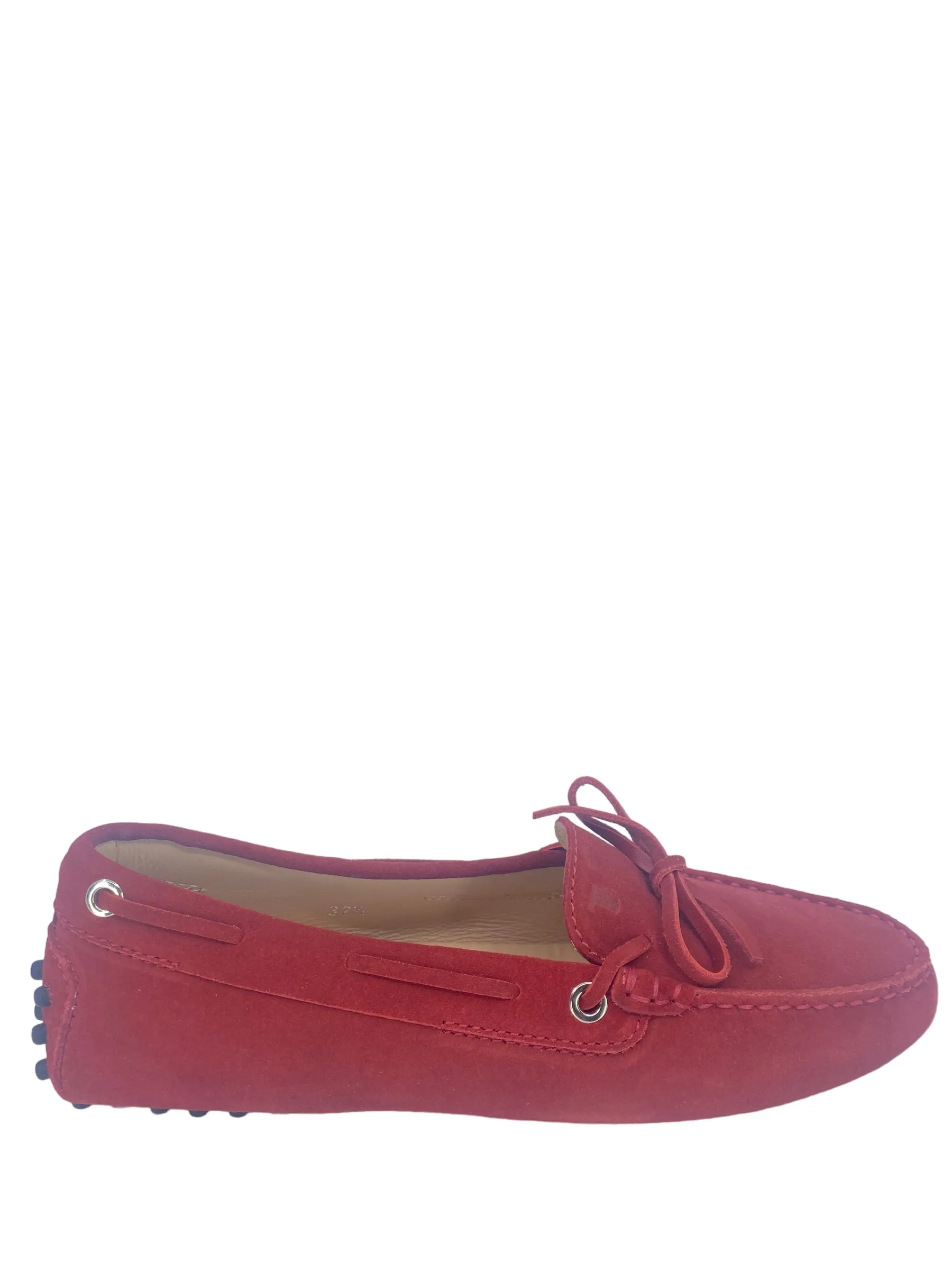 Tods Red Suede Drivers size 7 1/2