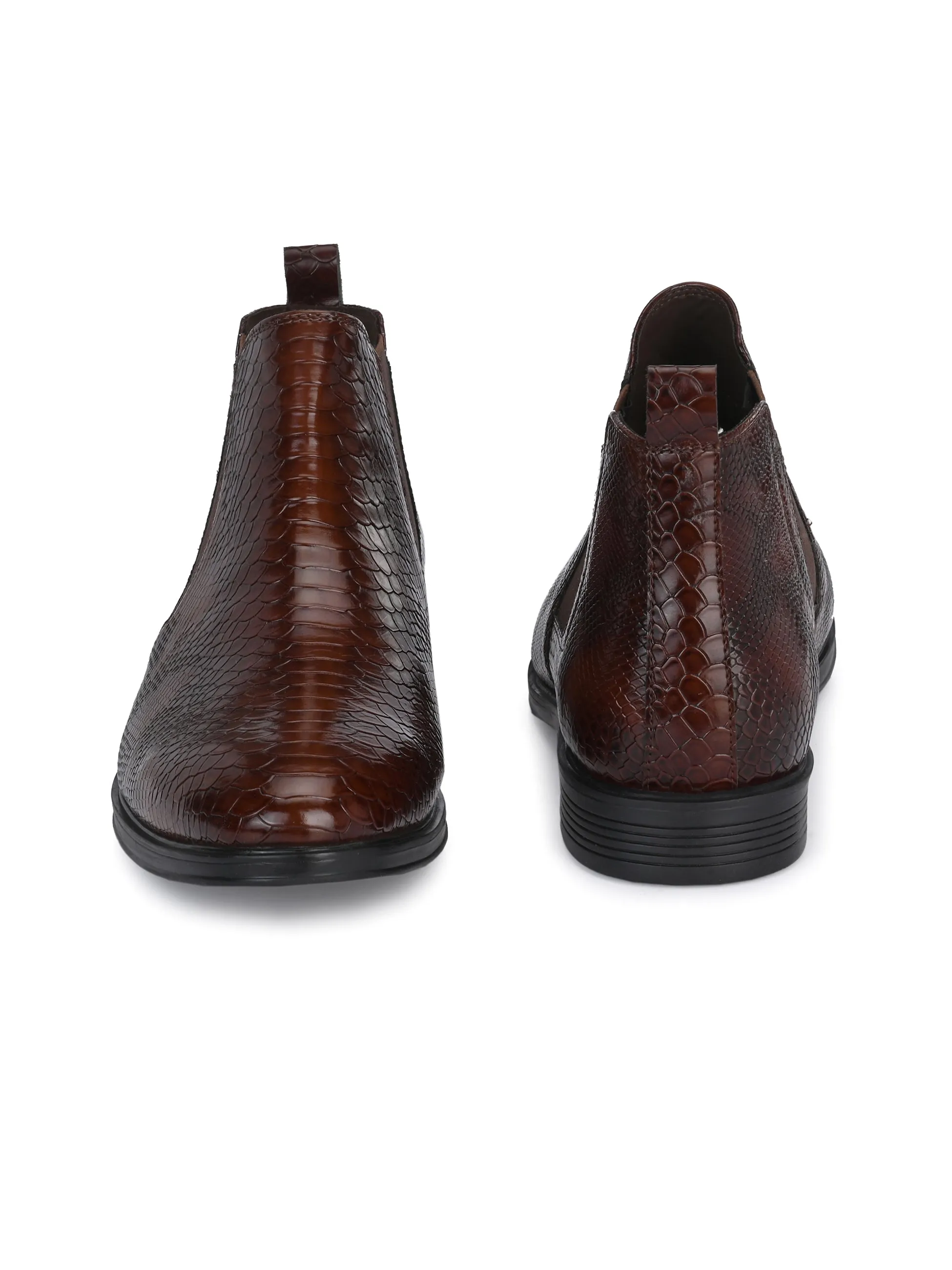 Virtus Brown Chelsea Boots