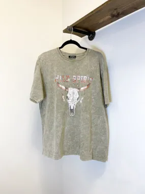 Wild Spirit Longhorn Graphic Tee