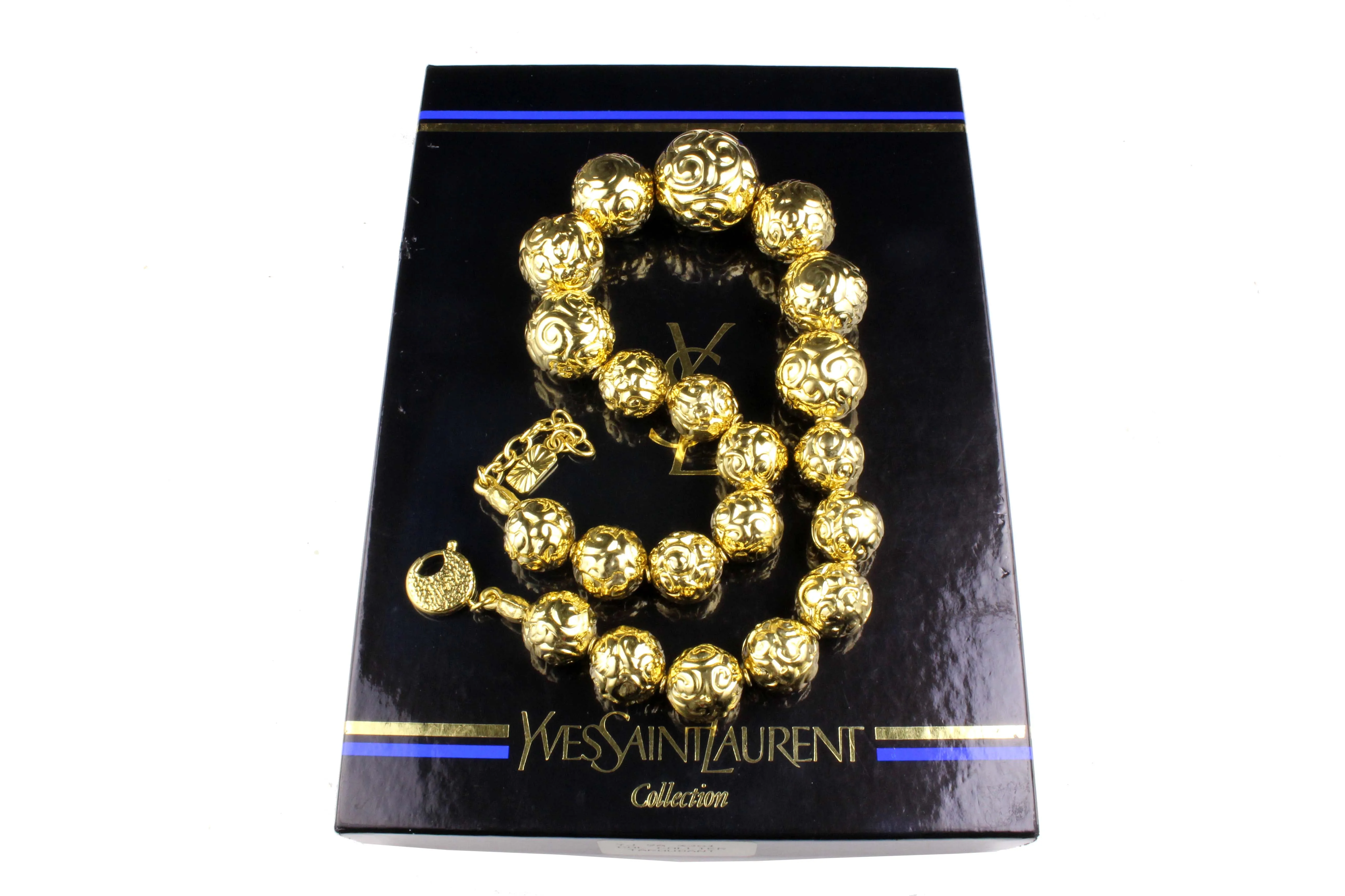 YVES SAINT LAURENT ball necklace