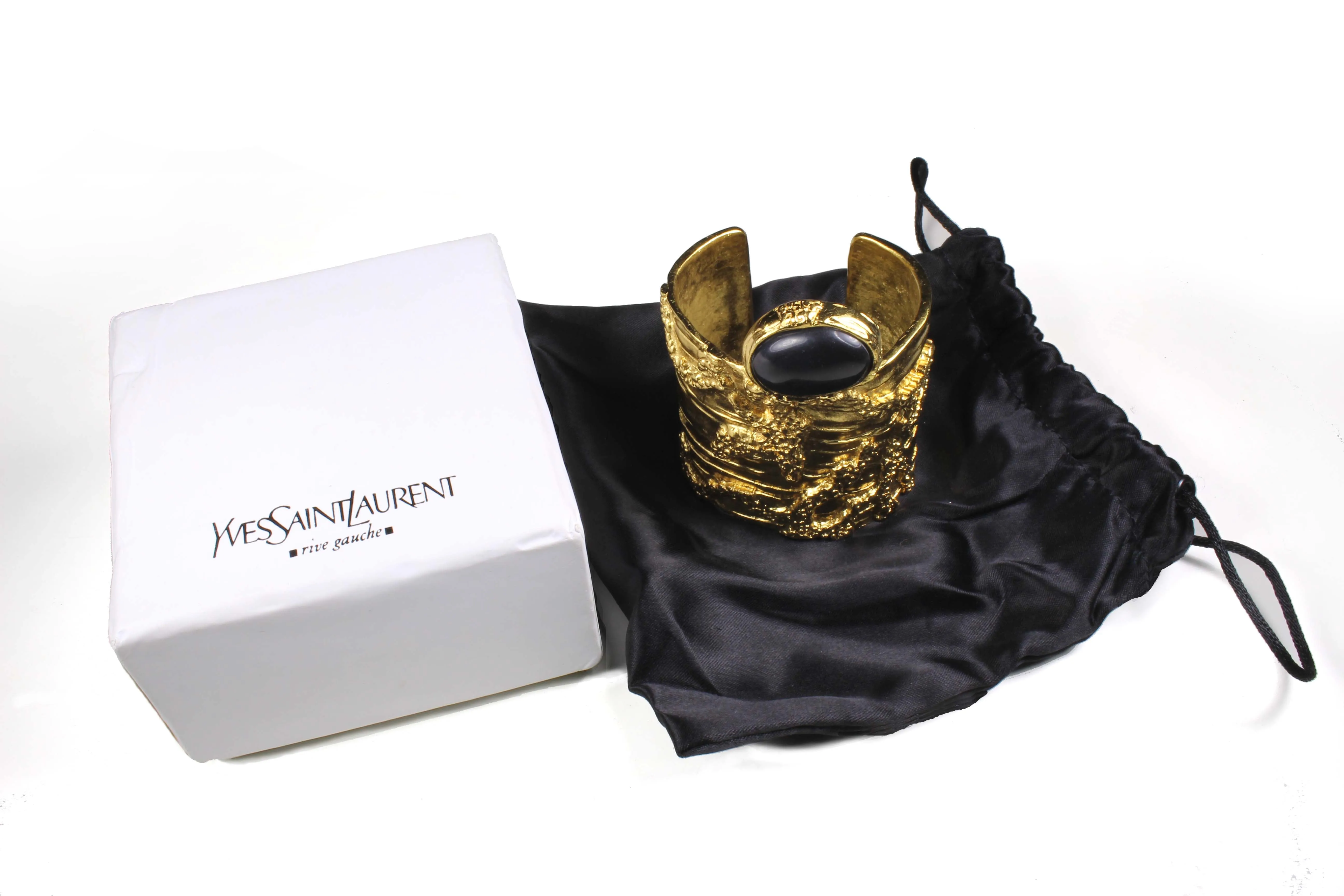 YVES SAINT LAURENT Rive Gauche Arty cuff bracelet