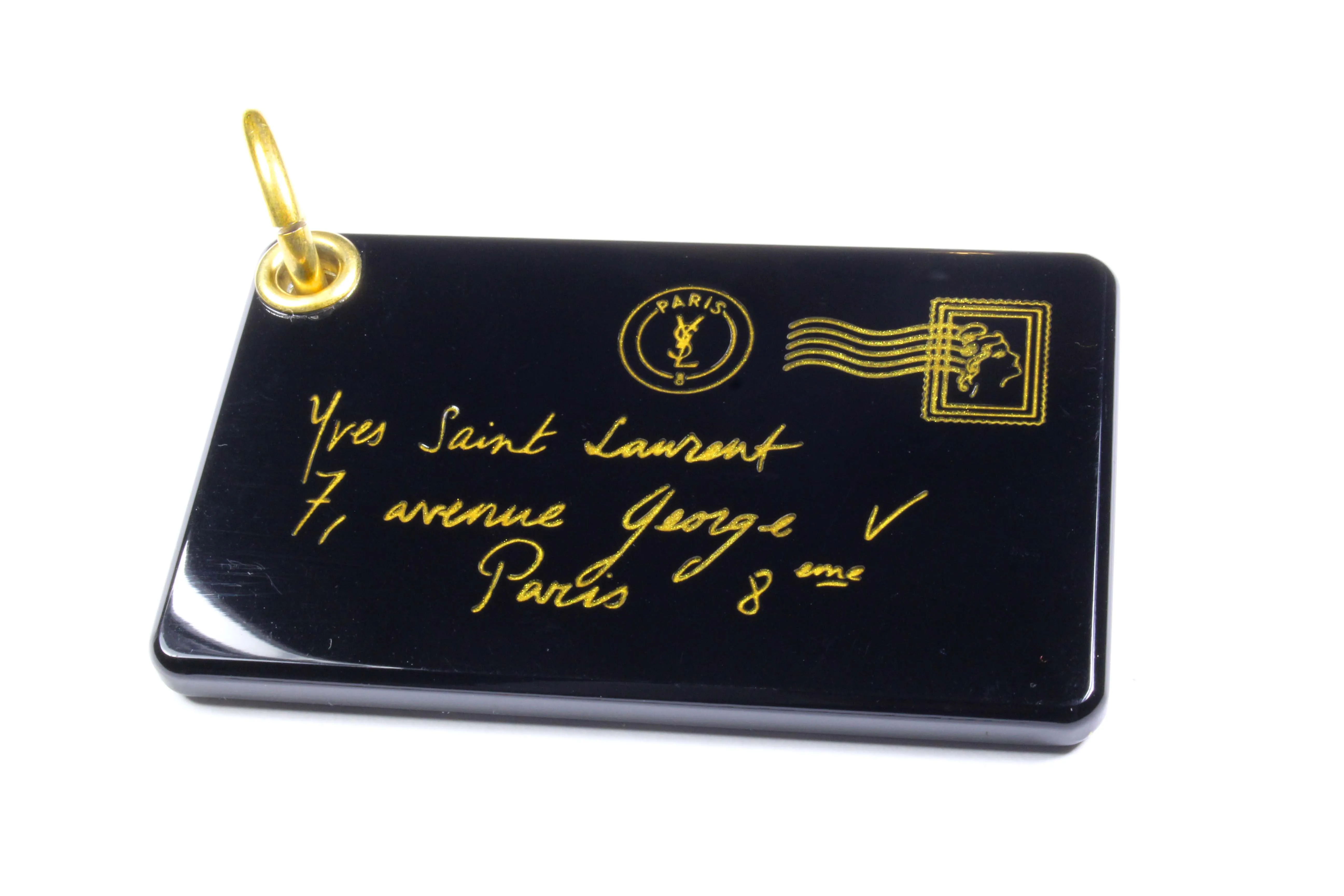 YVES SAINT LAURENT Y-mail envelope key-ring bag charm